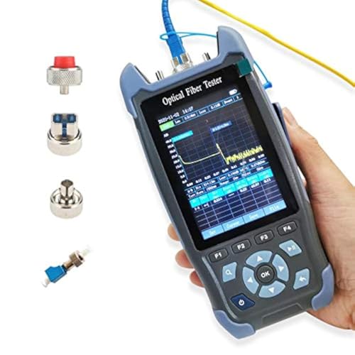 D YEDEMC Mini-Pro 1310/1550nm SM OTDR Mulit-Function Tester Built in OPM/OLS / RJ45 Test/VFL Test Rang 5m-60Km Dynamic Range 24dB/22dB Connector UPC with FC/APC-FC/UPC-SX (YD-3000-UPC)