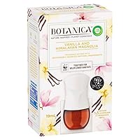 Air Wick Botanica Liquid Electric Diffuser, Vanilla and Himalayan Magnolia, Device + Refill, 19mL