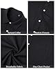 J.VER Men's Black Linen Cotton Shirts Long Sleeve Regular Fit Casual Solid Lightweight Summer Beach Shirt with Pocket XL #4