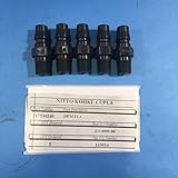 Nitto Kohki 20PM-PLA Hi Cupla Ace 20PM -PLA Plastic Quick Connect Coupler Plug, Size, Male, BSPT Thread, 218 Pounds per Square Inch, PBT, POM, 1/4