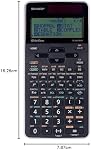 Sharp ELW516XGBSL Write View 422 Function 16 Digit 4 Line Scientific Calculator, Black