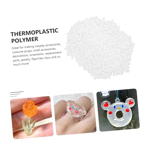Holibanna 1bag DIY Moldable Thermoplastic Beads for Crafts Reusable Multi-use Plastic Pellets for Jewelry Props and Repairs Pack of Versatile Crafting Material - Thumbnail 3