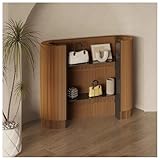 Mostrador de recepción plegable hecho de papel kraft, diseño de panal, parte superior acrílica de doble capa, ideal para tiendas de ropa, fácil montaje, estación de pago portátil