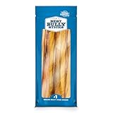 Best Bully Sticks 12 Inch Natural Collagen Sticks for Dogs - 10 Count (Pack of 1) - Long-Lasting, Rawhide Free, Beef Treat