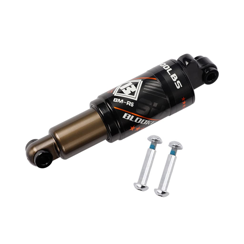 SM SunniMix Amortisseur De Choc Arrière d'air De VTT Amortisseur De Pression D'huile, Amortisseurs pour Vélo, 165mm équipement Absorbant avec Pièces - 165mm1000lbs