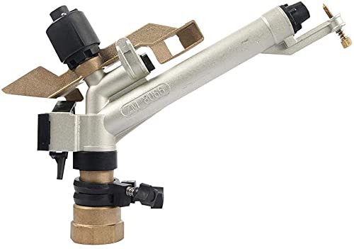 Irrigatore da Giardino Irrigazione Prato Automatico Agricolo Frutteto Prato Grande Gamma di Copertura Irrigazione Pioggia Pistola 1.5 "Interfaccia Filettatura Femmina Lunga Distanza di Spruzzo Pisto