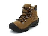 KEEN Women's Pyrenees Mid Height Waterproof Leather Hiking Boot, Syrup/Leather, 9 M (Medium) US
