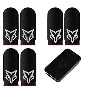 Rinsfox Wilk Czarne Nakładki na Palce 4 szt.