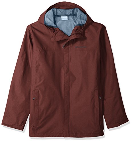 Columbia Men's Big and Tall Diablo Creek Rain Shell, Elderberry, 1X