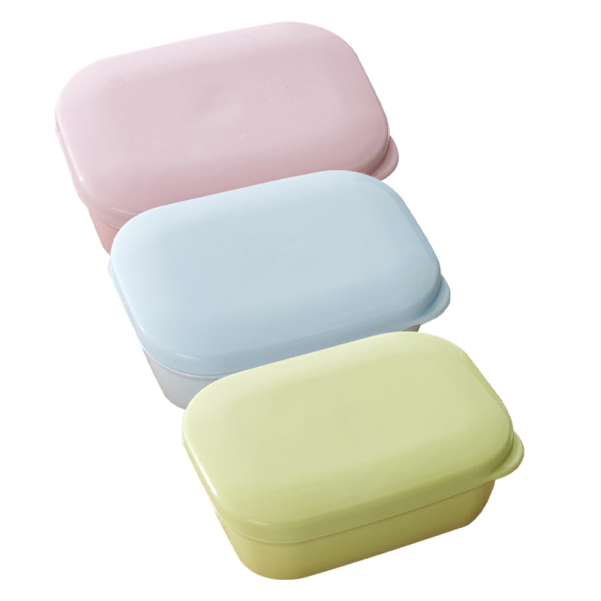 BESTOYARD 15piezas Contenedor De Jabón De Viaje con Tapa Caja De Jabón y Portátil para Baño y Exterior