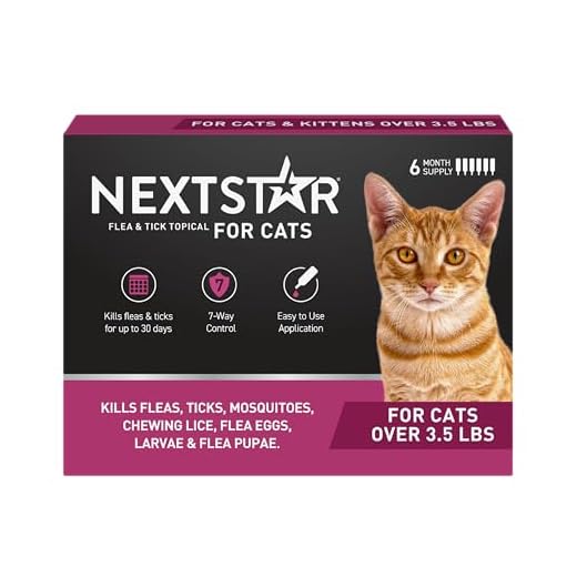 NEXTSTAR Flea and Tick Prevention for Cats
