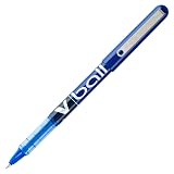 Pilot VBall Liquid Ink Rolling Ball Stick Pens, Blue Ink, 12-Pack – view 1