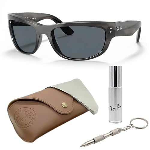 Image of Ray-Ban RB2289 MEGA BALORAMA Square-Round Shaped Sunglasses for Men & Women with Official RAYBAN Eyewear Kit