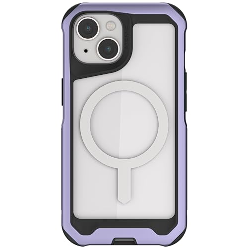 Coque antichoc iPhone 15 rigide transparente MagSafe avec cadre métal aluminium