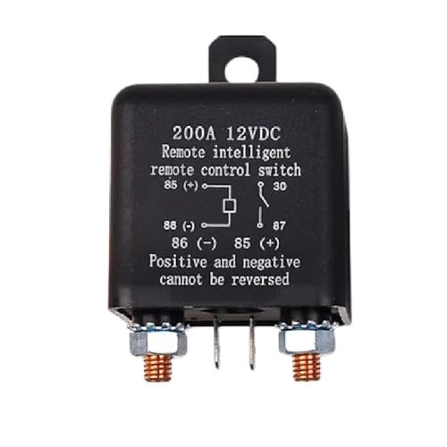 12V 200A Universal Batrtrery Switch Relay Integrated Wirelest Remote Control Car Disconnect Cut Off Isolator Master New 2025 for Arrival High Reliable Electronic Component, Stable Performance