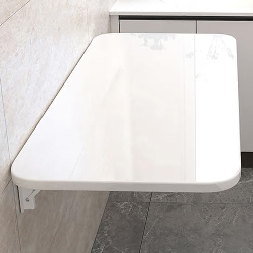 Bureau d'ordinateur mural rabattable - Solution pour travailler dans un petit salon