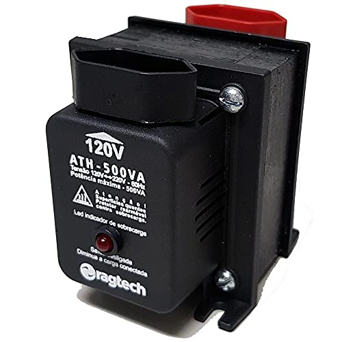 RAGTECH – Autotransformador 500VA/250W – ATH 500 – Bivolt – Modelo 4471