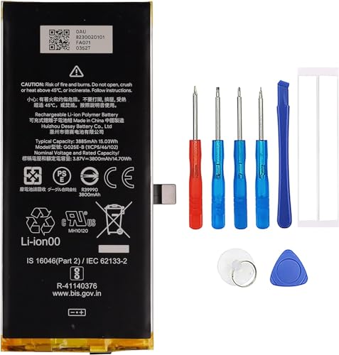 SWARK New Rechargeable Battery G025E-B Compatible with Google Pixel 4A 5G GD1YQ G025I with Tools