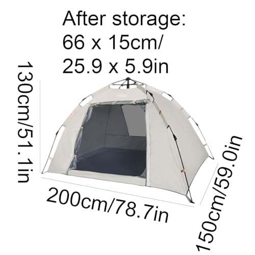 Carpa portátil para camping fácil de montar 2-3 personas miniatura 2