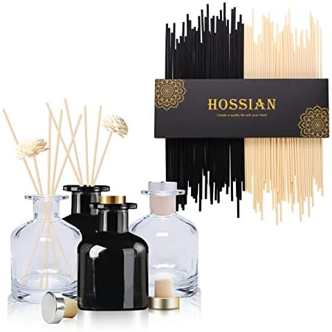 HOSSIAN Reed Diffuser Bottles Empty-Diffuser Stick Cover