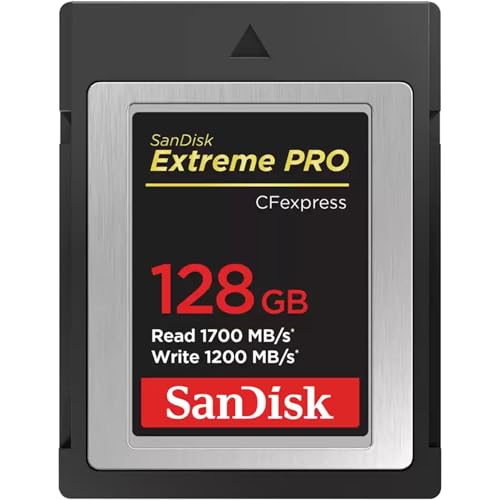 SanDisk Tarjeta Extreme Pro CFexpress Tipo B de 128 GB con hasta 1700 MB/s para vídeos Raw 4K - imagen 2