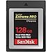 SanDisk Extreme PRO CFexpress Speicherkarte Typ B 128 GB (Lesegeschwindigkeiten bis 1700 MB/s, für RAW 4K-Video, XQD-Kompatibilität, RescuePro Deluxe Wiederherstellung Software)