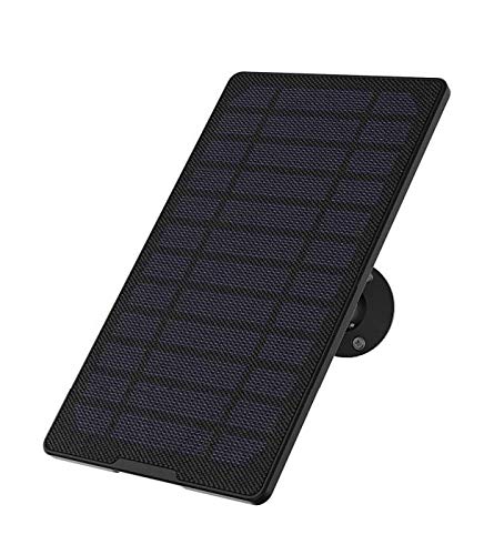 ieGeek G2 Solar Panel for Wireless WiFi Camera, Waterproof Solar Panel with 13ft Charging Cable, Constant Power Supply for All Brands Security Cameras, Outdoor/Indoor Use (Camera not Included)