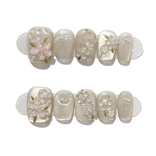 Faux ongles à coller couverture complète Taille M pour réparer votre manucure