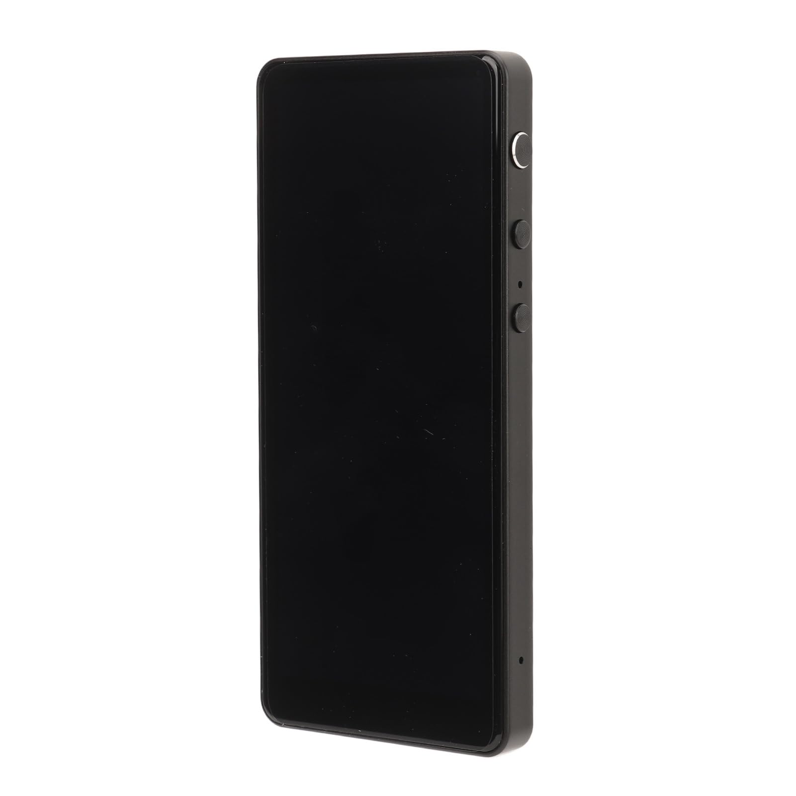 Tragbarer Touchscreen-Bluetooth-WiFi-MP4-Player für Sport, Laufen, 5,0-Zoll-HD-Musikplayer für Reisende und Sportler, Metall, Schwarz, 1 Set (Schwarz)