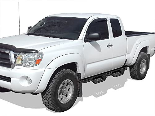 Barras laterales tubulares negras para Toyota Tacoma 2005-2023 miniatura 6