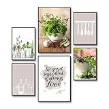 ARTLAND Premium Posterset 6er Set mehrteilig 2x A3 + 4x A4 