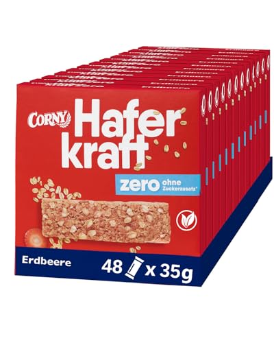 Corny-Haferriegel Zero Erdbeere (48 x 35 Gramm)