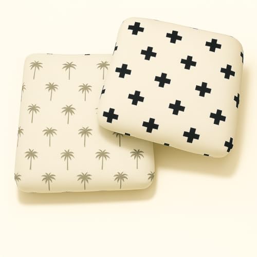 Image of Organic Cotton Muslin Pack of 2 Baby Bath Towel Cotton Cloth Premium Baby Washable, Reusable, Absorbent, Extra Soft 120 X 120 Cm Coconut & Plus (Minor Manufacturing Irregularity)