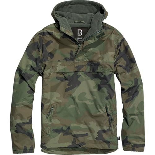 Image of Men's Fleece-Lined Quarter Zip Windbreaker Pullover
