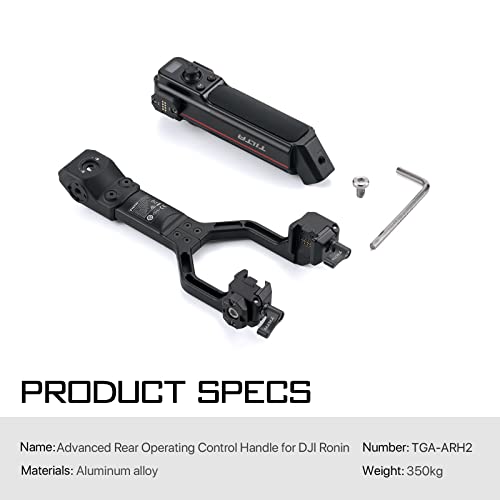 Tilta Advanced Rear Operating Control Handle Compatible with DJI RS2/RS3 Pro/RS4 Pro Gimbal, Wireless Focus Motor, Nucleus M - Image 3