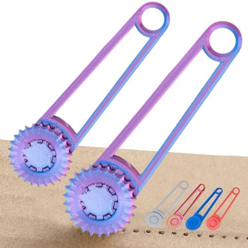 Professional Paperboard Perforation Cardboard Punch Tools，Manual Cardboard Box Modification Tools for Paperboard, Laminates, Scrapbooking (Purple)