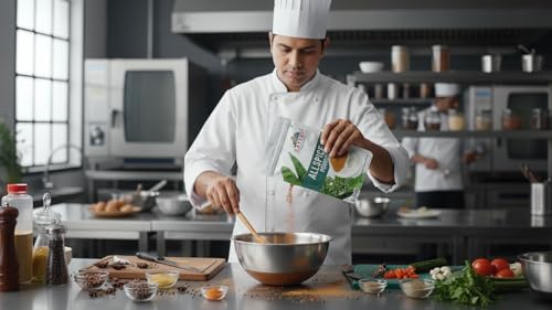 Image of EATERY HARVEST by Saipro Ground Allspice Powder 100 gm,Allspice has flavor of all spices like Clove, Cinnamon, Nutmeg, Mace, Black pepper, best for Caribbean cuisine jmaica Pepper Powder For Seasoning Vegetables, Fruits, No preservatives, plant based, natural
