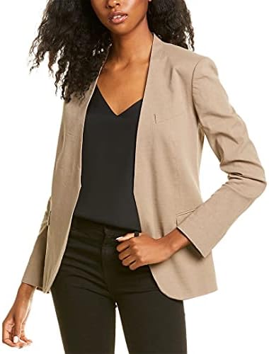 Amazon | Theory レディース 襟なしブレザー US サイズ: 0 0 カラー  