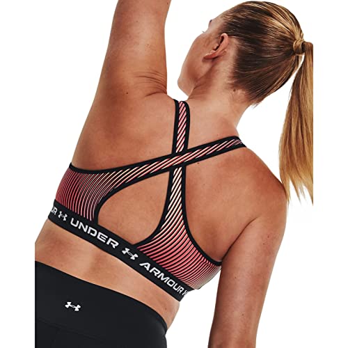 Image of Under Armour Crossback Mid Impact Heather Bra