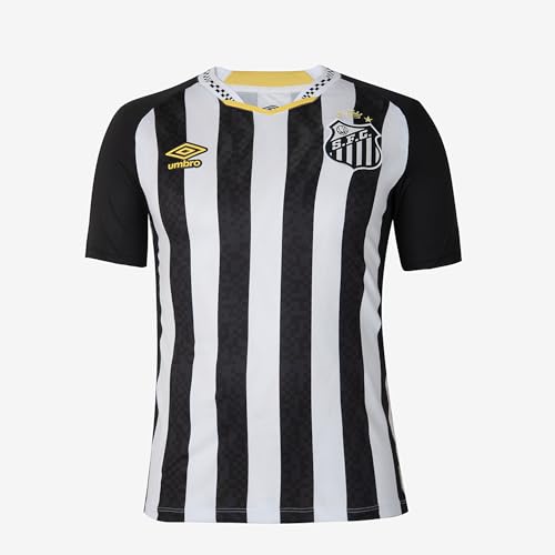 Umbro 2026 Santos FC (Neymar Jr #10) Replica Soccer Team Jersey White/Black Small