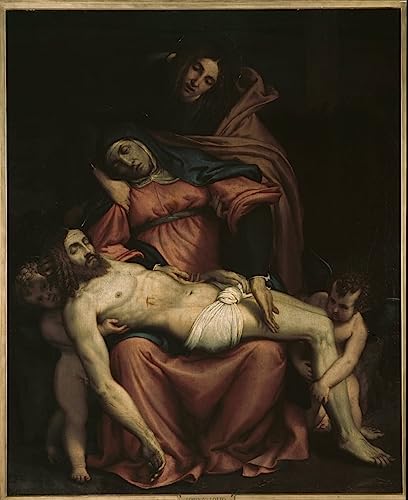 Peinture Poster Impression Tableaux Graffiti Pieta SERENDIPITP Toile Premium 60x90