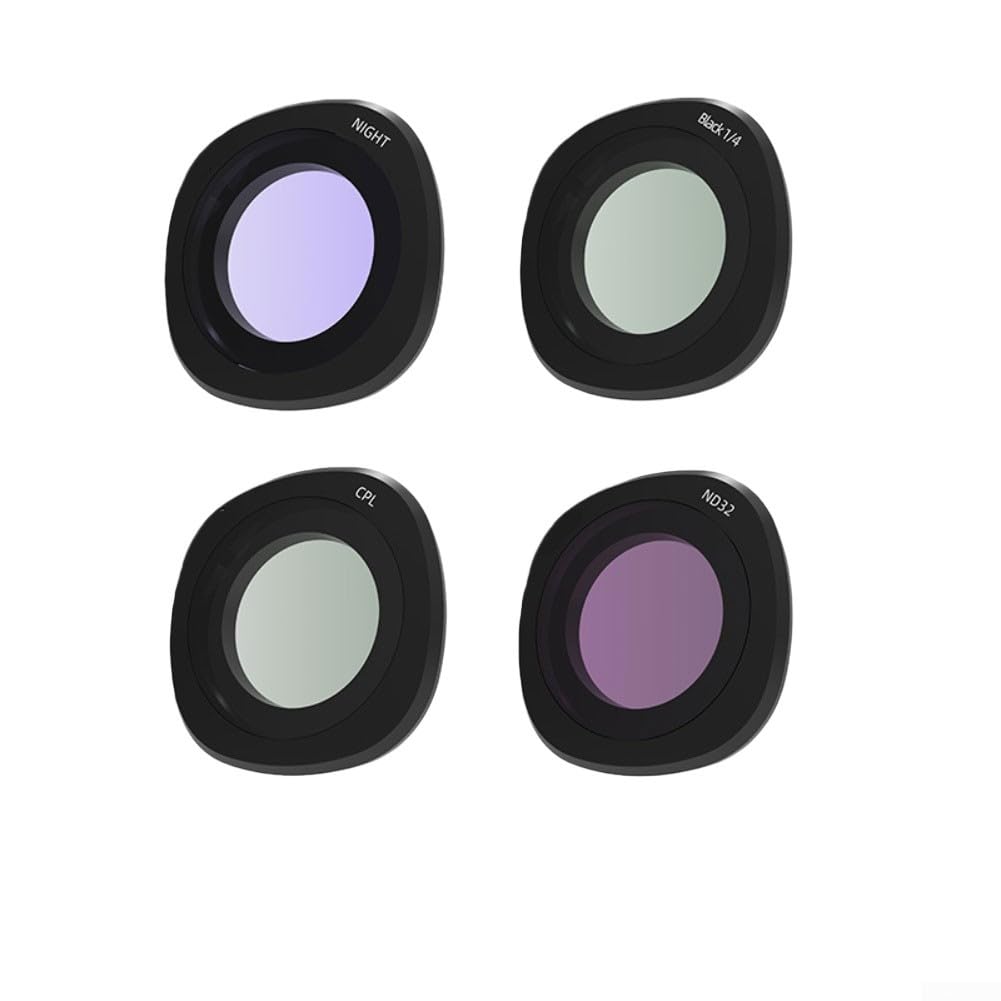 Filtri ND di riduzione dell'abbagliamento per DJI per neo2 Riduzione | Ottica multistrato, riduce l'abbagliamento, migliora il colore, vetro, fotografia