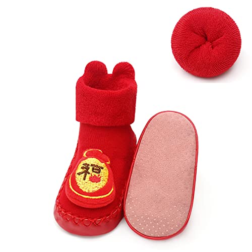 Children Toddler Shoes Autumn and Winter Boys and Girls Floor Socks Shoes Warm and Comfortable Chinese Toddler Shoes 62