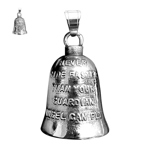 Genérico Gremlin Bell - Hanger Bell Bell - Cycling Luck Bell | Biker de aleación de acero Luck Bell | Angel Bell para motos, ideal para hombres y mujeres - signo de buena suerte