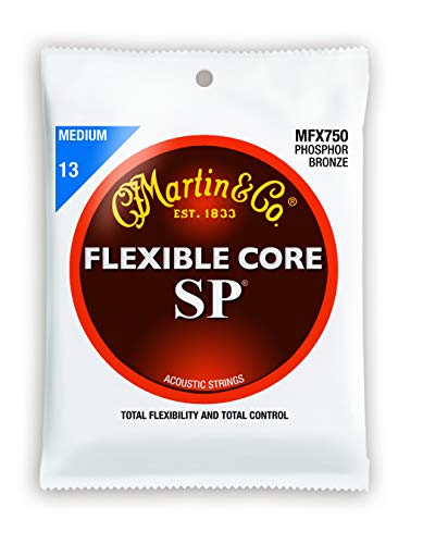 Martin FX750 Phosphor Bronze Acoustic Guitar Strings, Medium
