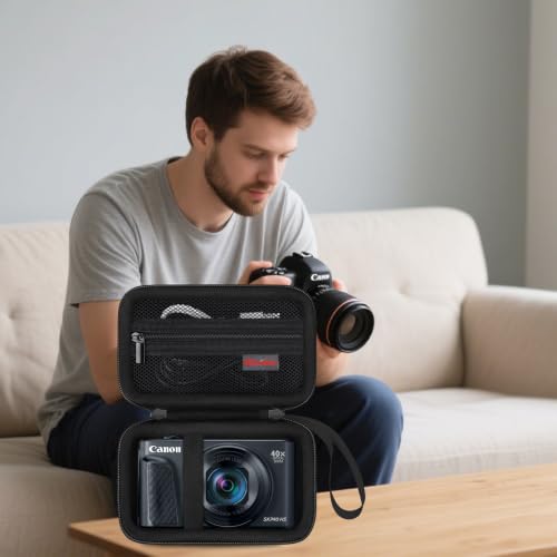 Image of Elonbo Carrying Case for Canon Powershot SX740 HS / SX730 HS /SX720 HS Camera