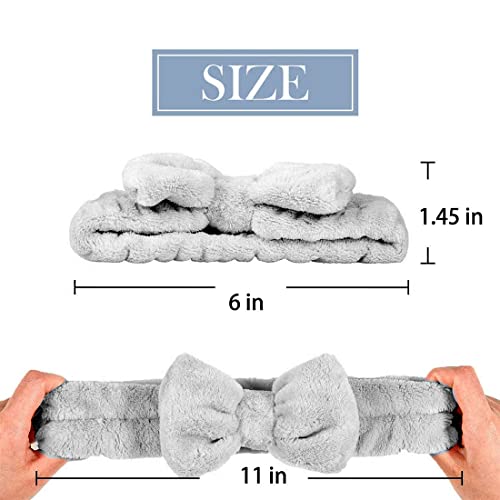 RIQQQ-Bandeau-de-Maquillage-Spa-Bande-de-Cheveux-Femme-Serre-tete-de-Elastique-Facial-Headband-pour-Lavage-de-Visage-Bain-Sports-Beaute-Soin-de-Peau