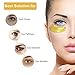 WEIDA SIGN 24K Gold Eye Treatment Mask Collagen Eye Mask Anti Age Under Eye Patches Anti Wrinkle Products with Hyaluronic Acid, Moisturiser for Under Eye Wrinkles, Eye Bag Removal (20pair)