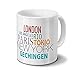 Städtetasse Gechingen - Design Famous Cities of the World - Stadt-Tasse, Kaffeebecher, City-Mug, Becher, Kaffeetasse - Farbe Weiß