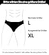 FORVEVO 7er Pack Herren Slips Baumwolle, Atmungsaktive Unterhosen Männer, Klassischer Weich Unterhosen mit Tasche, Stretch, Ohne Etikett(L,Schwarz&Marine&Grau)